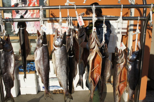 Spezialität der Region: Luftgetrockneter Lachs
