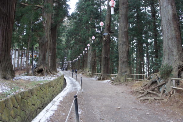 Zederngesäumter Weg zum Chūsonji