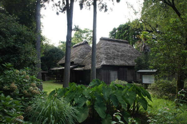 Traditionelle Häuser im Freilichtmuseum
