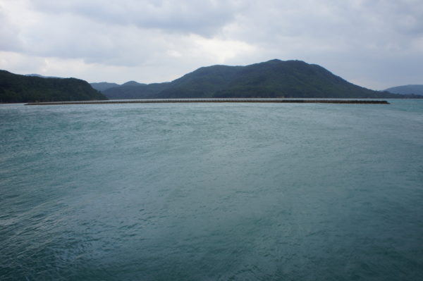 Im Westen der Insel: Nothafen bei Taifunen