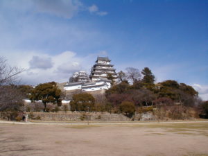 Gesamtansicht von Himeji-jō, der Burg von Himeji
