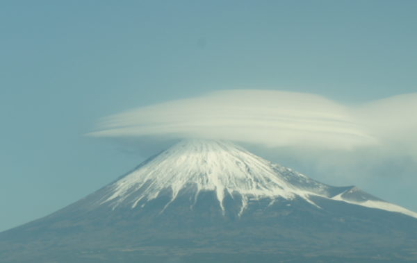 Der Fuji-san mit Fönhaube