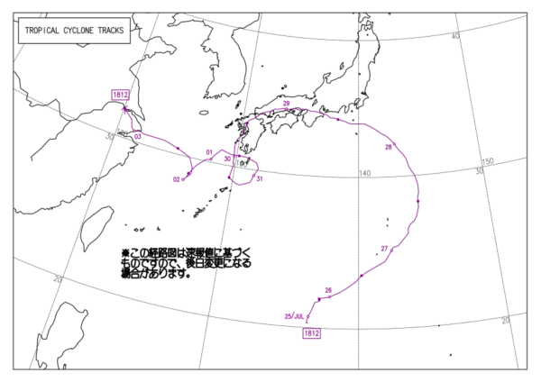 Fuhr in die entgegengesetzte Richtung: Taifun #12