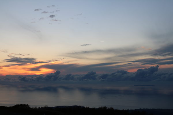 Blick vom Chokaisan Richtung Insel Tobishima