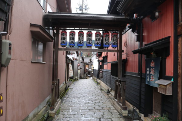Eine der vielen Gassen in Honmachi, der Altstadt von Hachiman