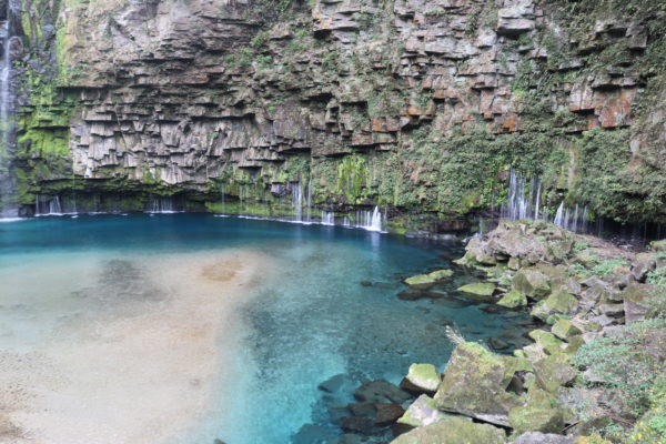 Der Ogawa-Wasserfall (Detailansicht)