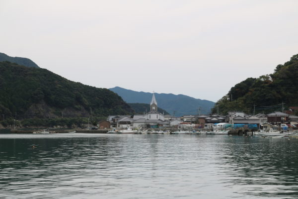 Bucht von Sakitsu nebst Kirche