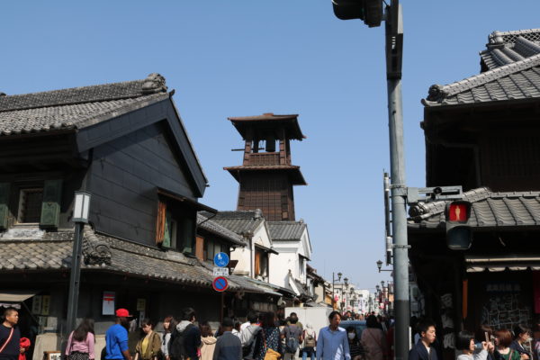 Der Glockenturm - heute Wahrzeichen von Kawagoe
