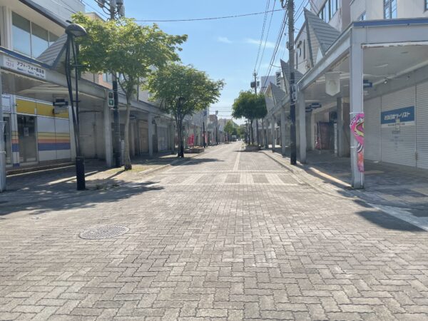 Wie ausgestorben: Das Zentrum von Abashiri, an einem Dienstag nachmittag.