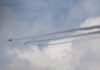 Blue Impulse-Staffel über Tokyo