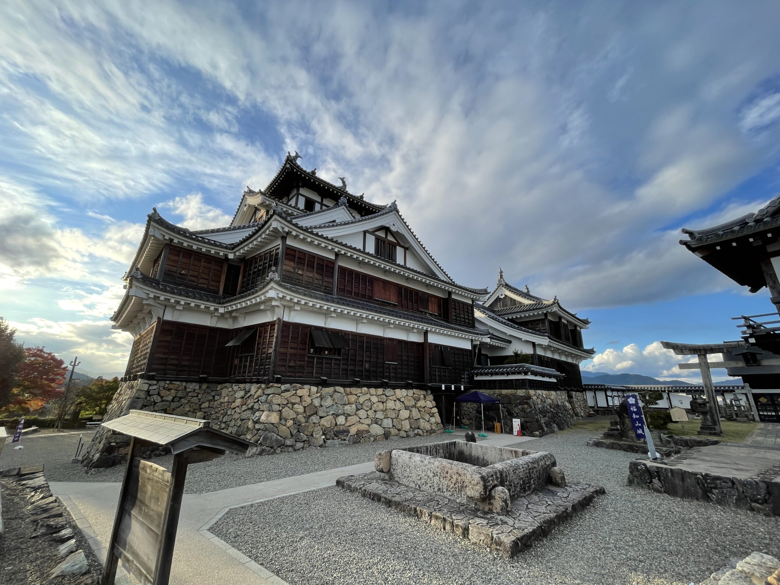 Der Donjon (Hauptturm) der Burg von Fukuchiyama