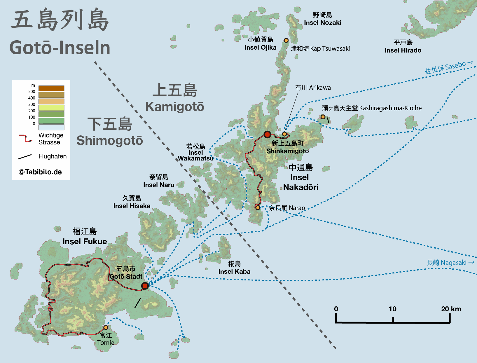 Goto-Inseln westlich von Kyushu