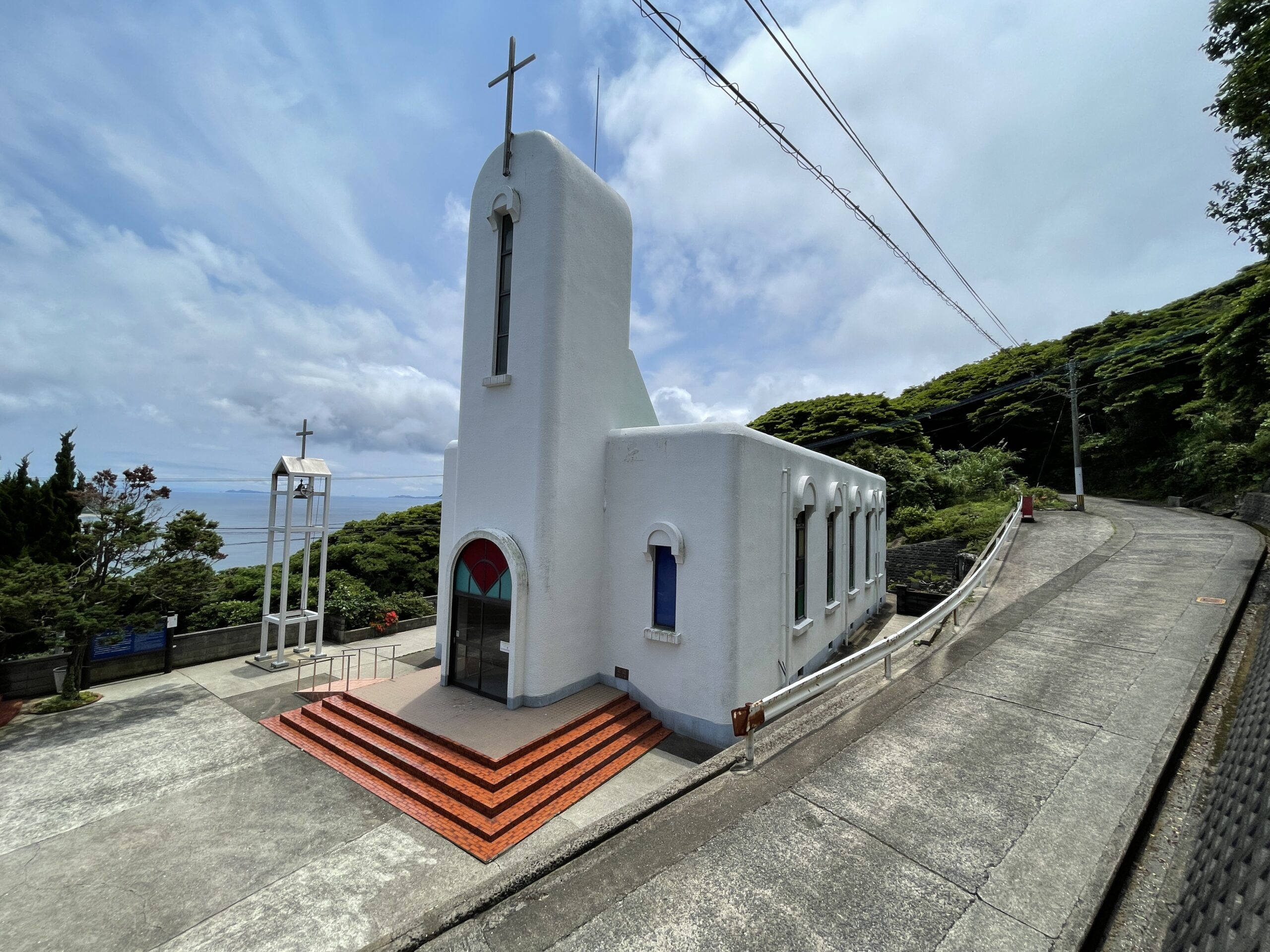Die Komeyama-Kirche wurde 1977 gebaut und liegt im äußersten Norden der Nakadōri-Insel