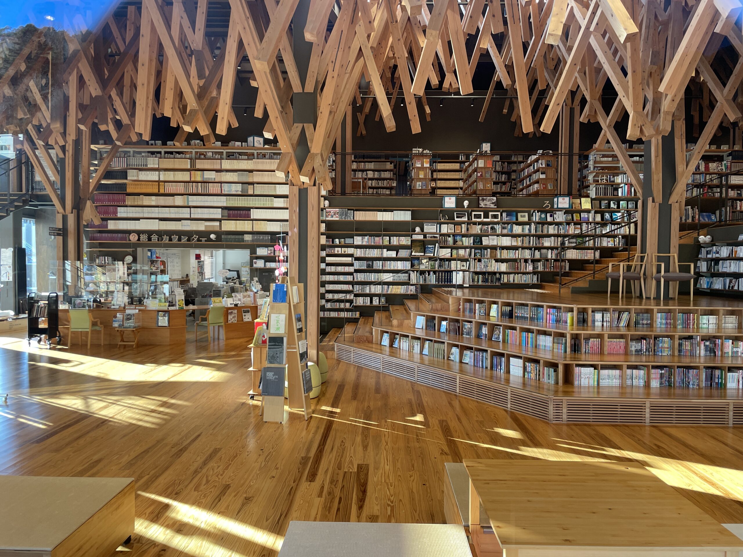 Beeindruckend: Das Innere der Bibliothek