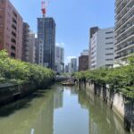Der Meguro-Fluß in Gotanda