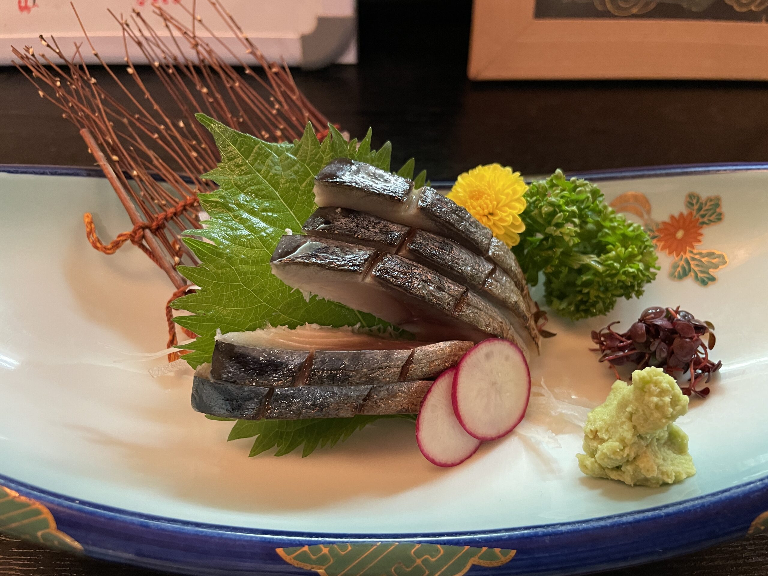 Spezialität Shimesaba im Shichimiya in Hachinohe