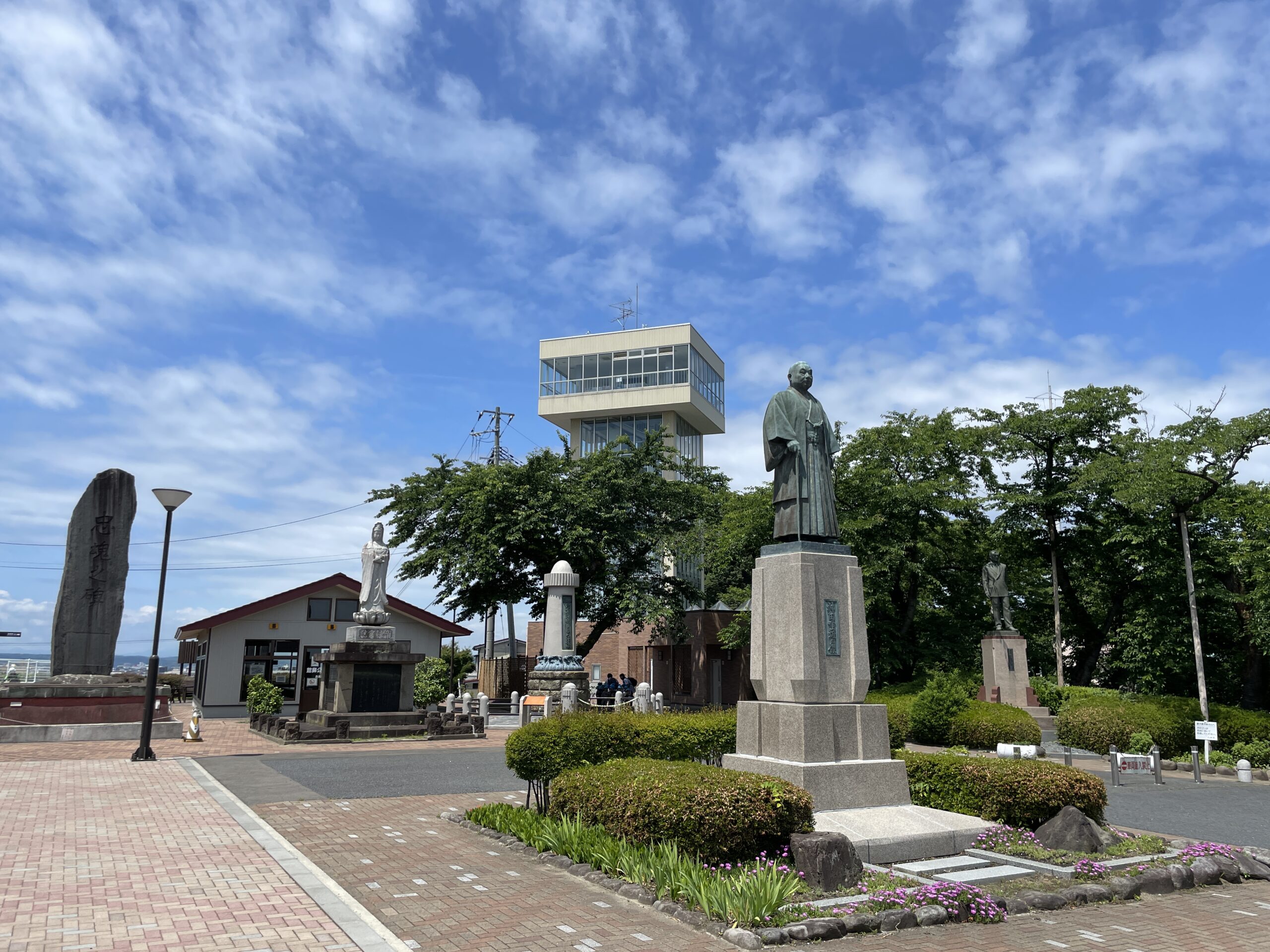Tatehana-Park mit Guretto-Turm in Hachinohe