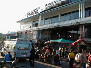 アジャリア自治共和国のバトゥミという首都の市場