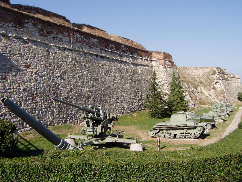 ベオグラードの要塞の濠