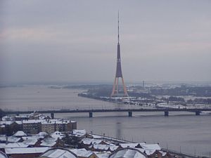 Der auergewhnliche Fernsehturm von Riga