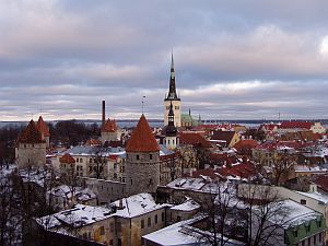 Das groartige Panorama von Tallinn