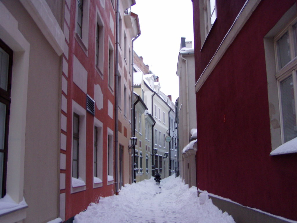 Troksnu-Strasse - eines der schönen Gässchen