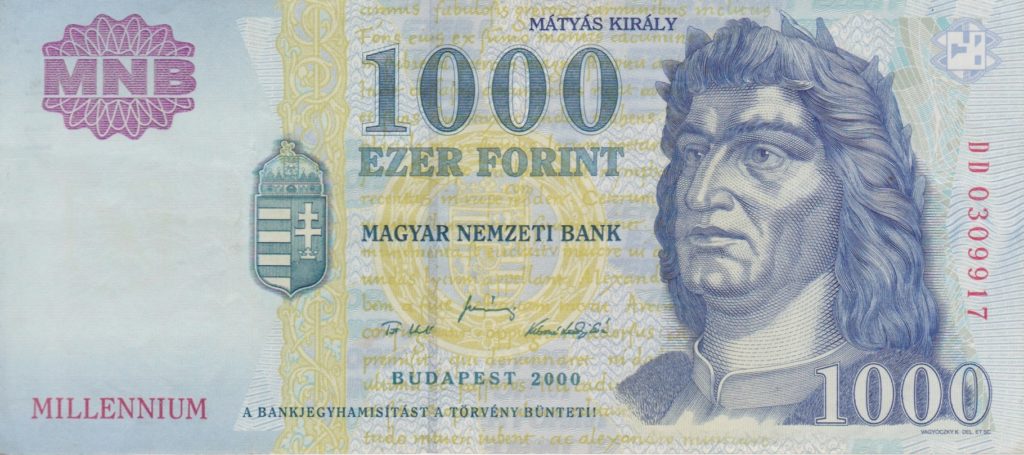 Ungarischer 1000-Forint-Schein