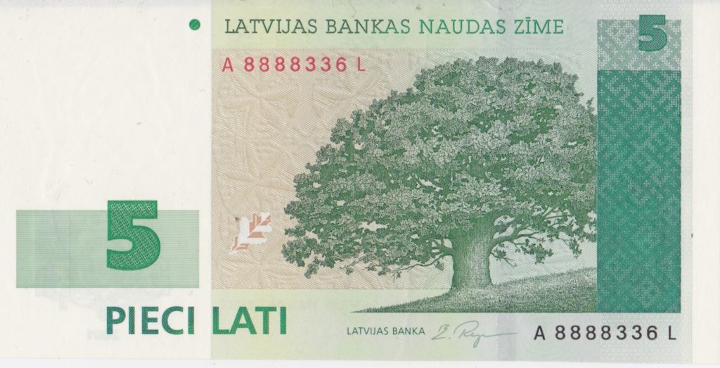 War mehr wert als Euro: Lettische 'Lats'