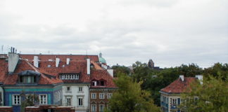 Blick von der Festungsanlage zur Neustadt