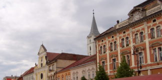 Die Innenstadt von Kosice an der Hlavná