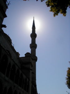 Minarett der Sultanahmet-Moschee