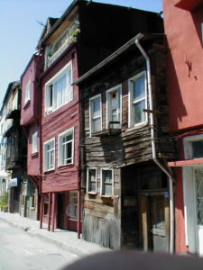 Alte Wohnhäuser in Istanbul