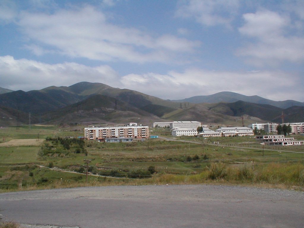 Typisches Bild einer Kleinstadt in Armenien