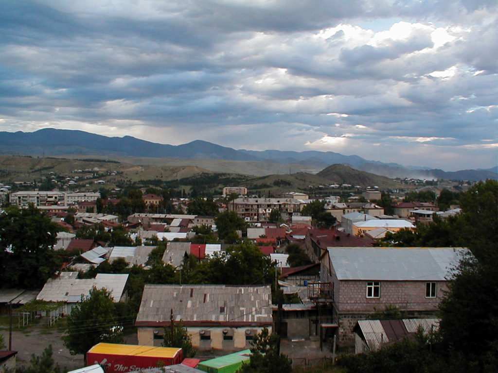 Blick über das Zentrum von Akhaltsikhe