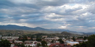 Blick über das Zentrum von Akhaltsikhe