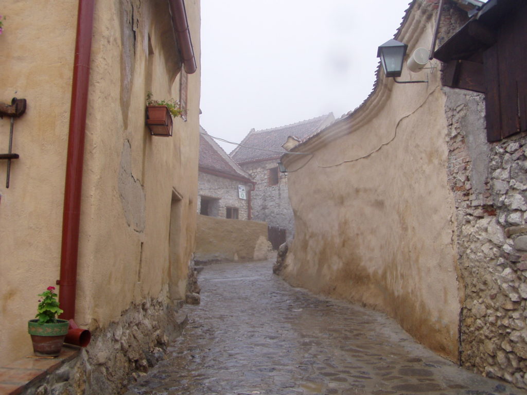 Gasse in der Bauernburg Rasnov