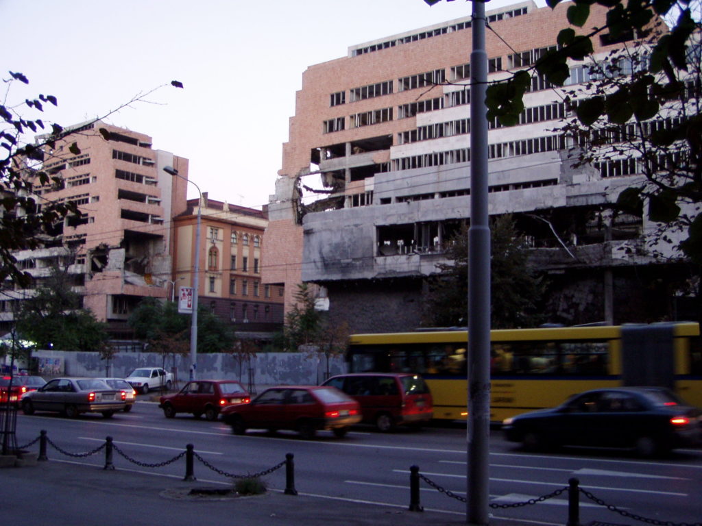 Belgrad: Die Nachbargebäude blieben unbeschädigt, aber...