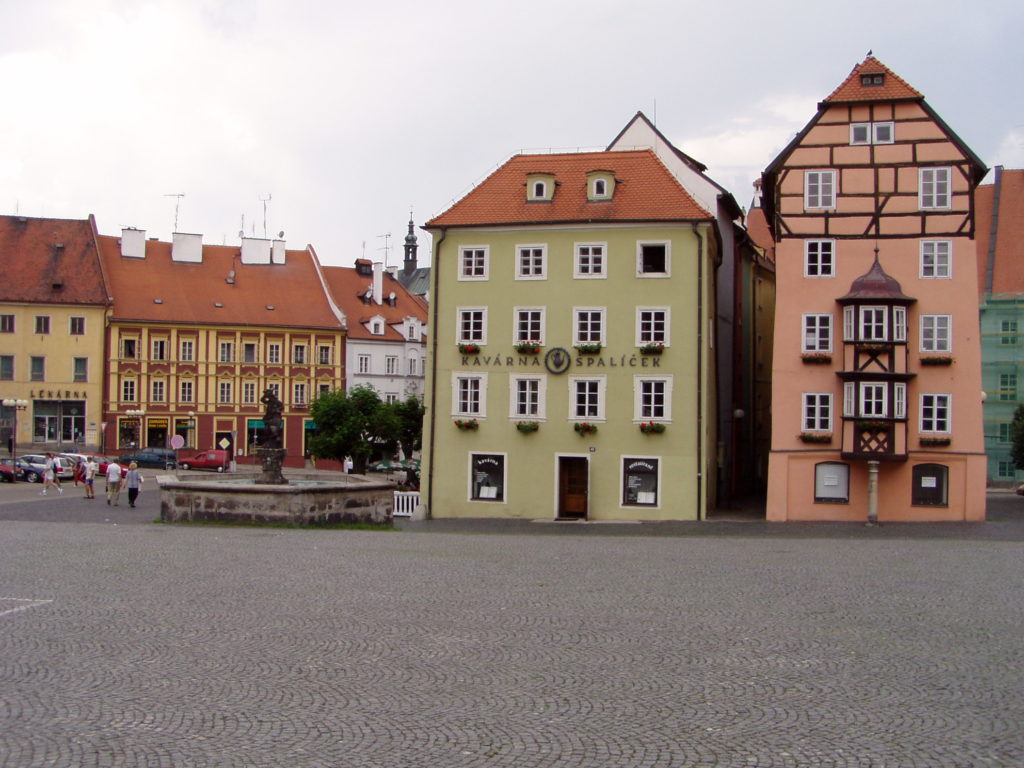 Die Špalíček im Zentrum von Cheb