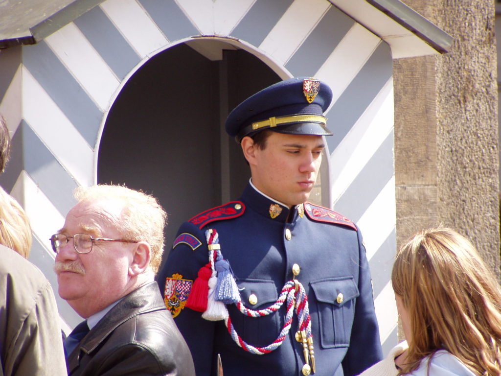 Die Palastwache bei der Arbeit