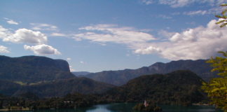 Der See von Bled mit Umgebung drumrum