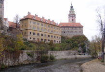 Moldau, Schlossturm und Unteres Schloss