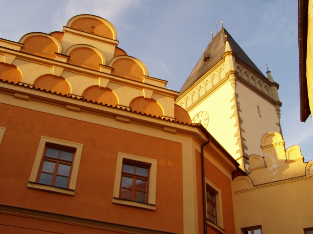 Typischer Anblick in der Innenstadt von Tabor