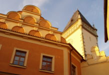 Typischer Anblick in der Innenstadt von Tabor