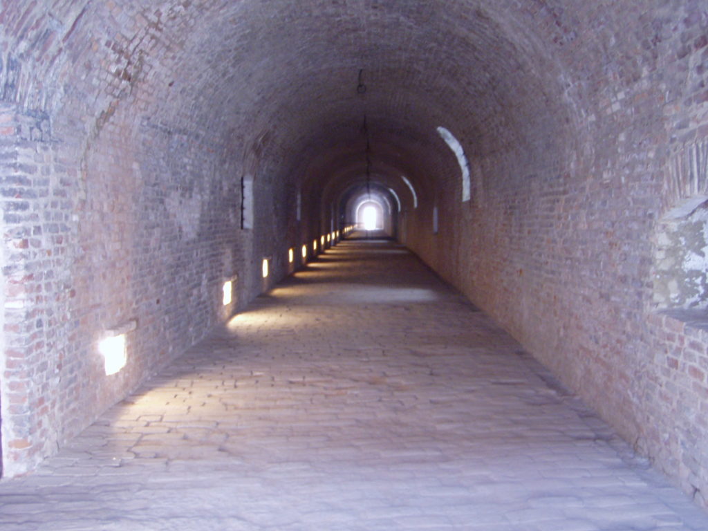 In den Kasematten der Burg