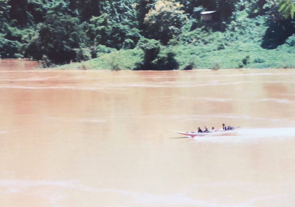 Speed Boat auf dem Mekhong