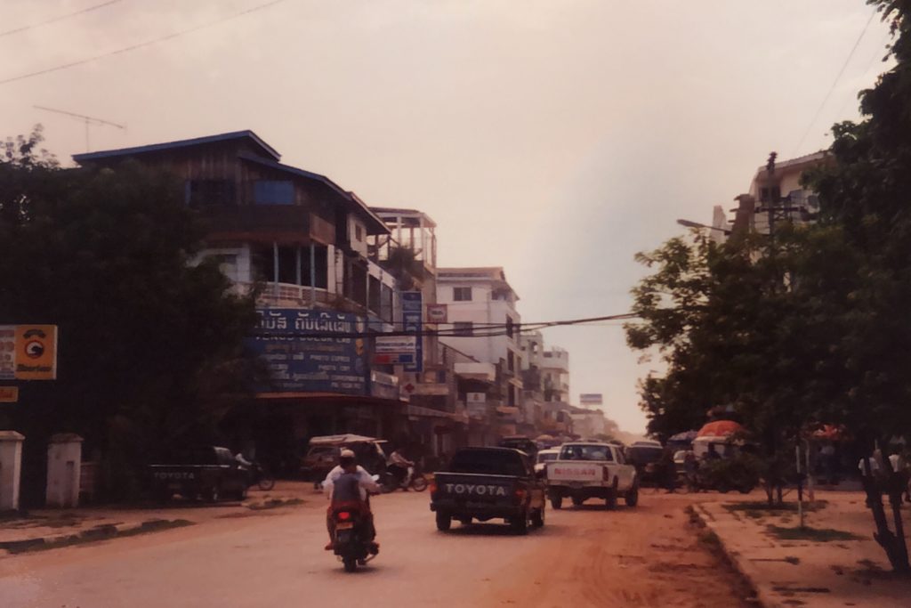 Eine der Hauptstrassen von Vientiane