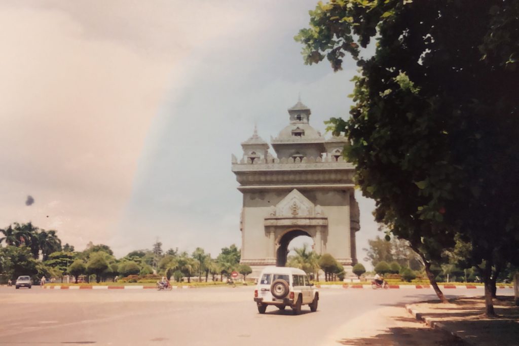 Der Triumphbogen von Vientiane