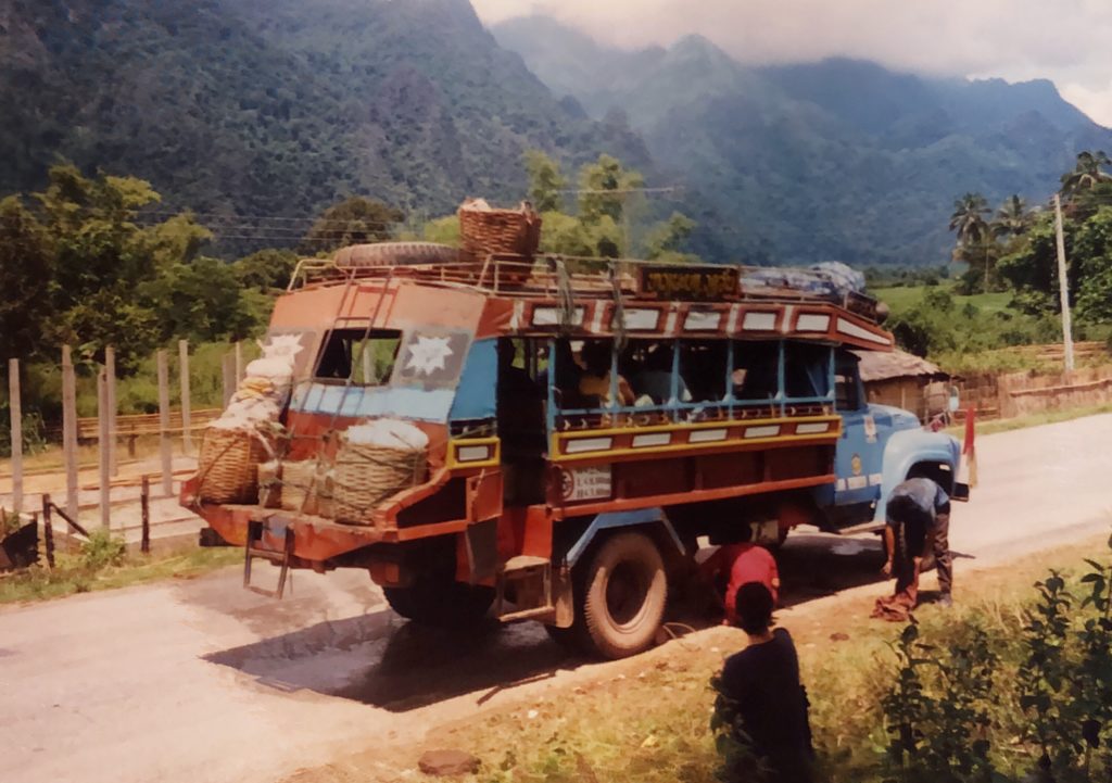 Die Truckbusse sind sehr leicht zu erkennen