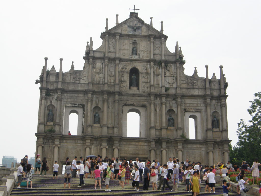 Markantes Merkmal von Macao: St. Paul-Kirchenruine