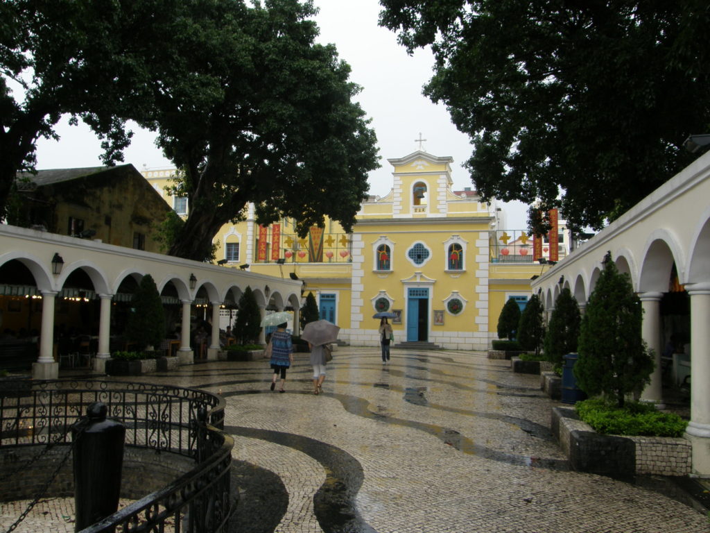 Im Dorfzentrum von Coloane